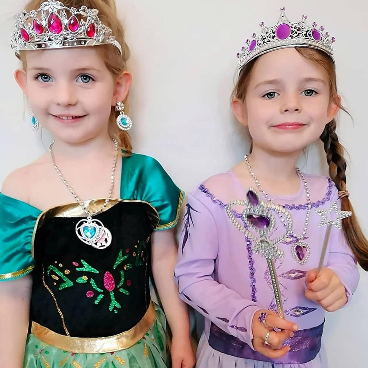 Tagitary 48-Piece Princess Dress-Up Jewelry Toy Set for Girls