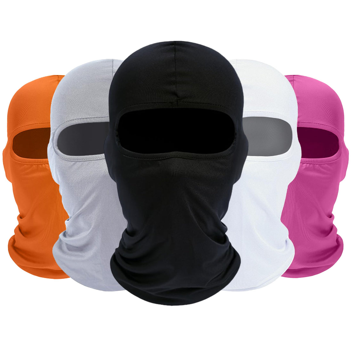 ROXUN Balaclava Ski Mask, 5 Pack Neck Gaiter Motorcycle Summer Cooling