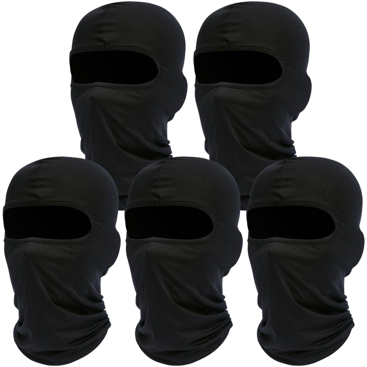 ROXUN Balaclava Ski Mask, 5 Pack Neck Gaiter Motorcycle Summer Cooling