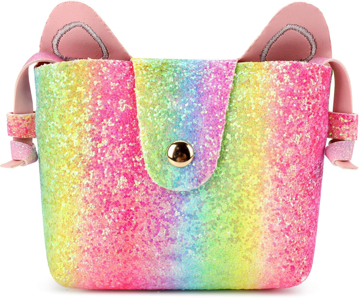 mibasies Purse for Little Girls Dress Up Jewelry Pretend Play Kids Accessories Mermaid Gifts