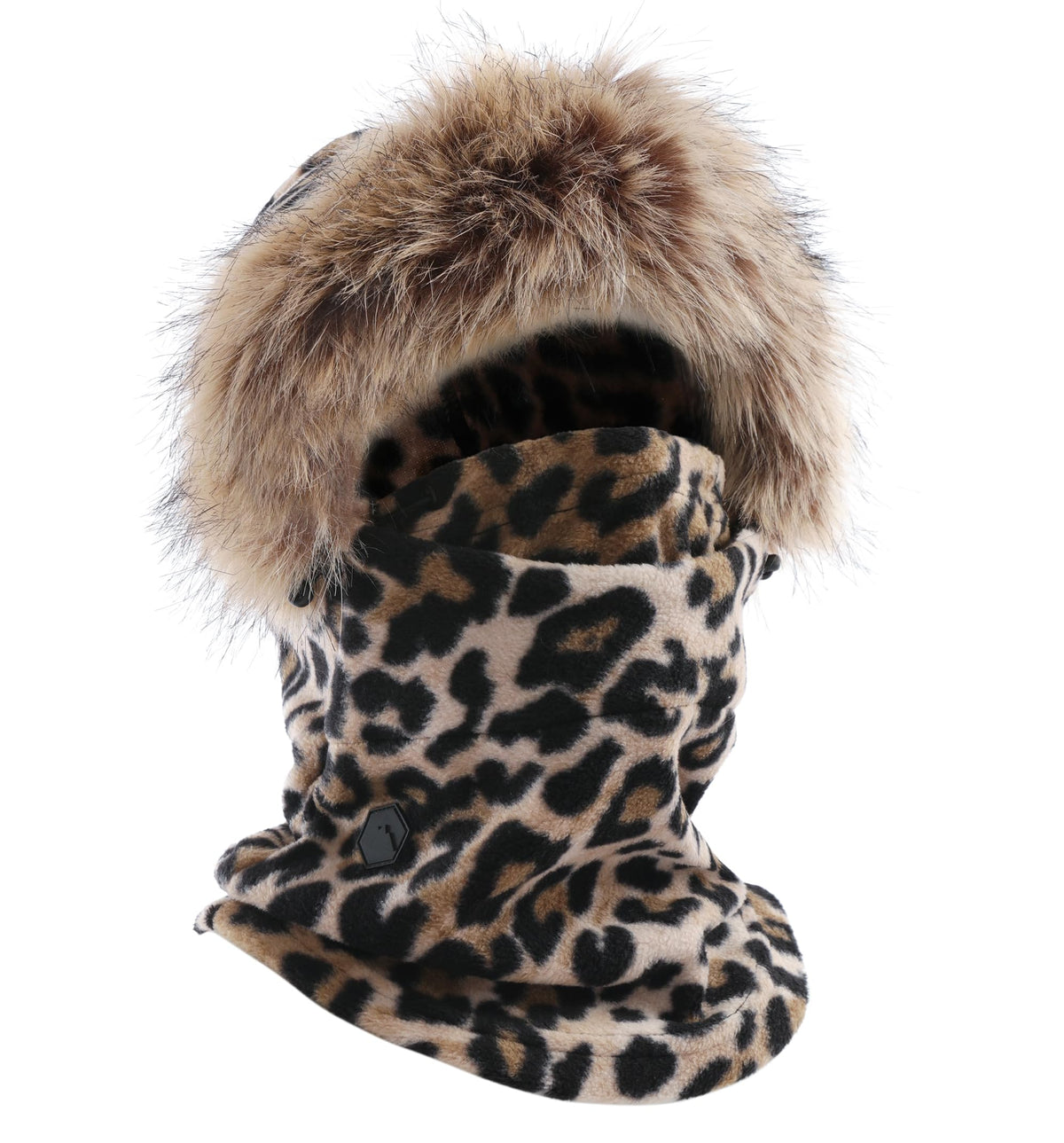Tough Headwear Fleece Balaclava Hoodie Ski Mask - Wind Resistant Extreme Cold Weather Gear - Thermal Winter Face Mask