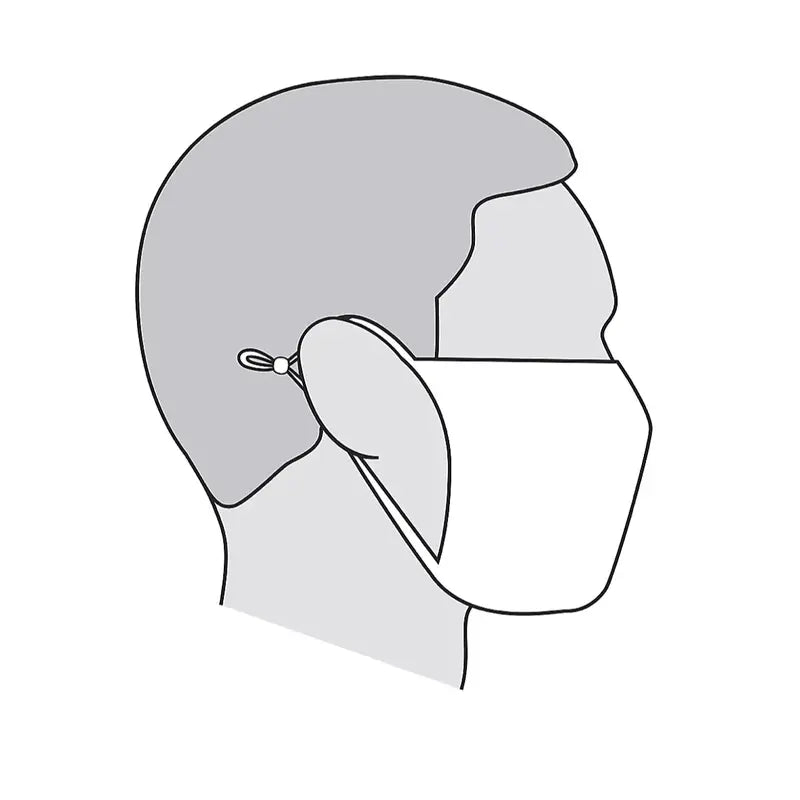 Protective Mask, Black Fabric with Certified PM2.5 Filters INCLUDED